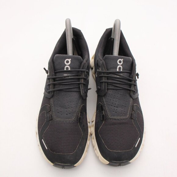 On Running Cloud 5 Road Running Shoes Women's 6.5 Black Casual Sneakers Lace Up - Picture 2 of 10